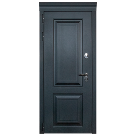Дверь металлическая Лайн Термо Черный муар 860 левая