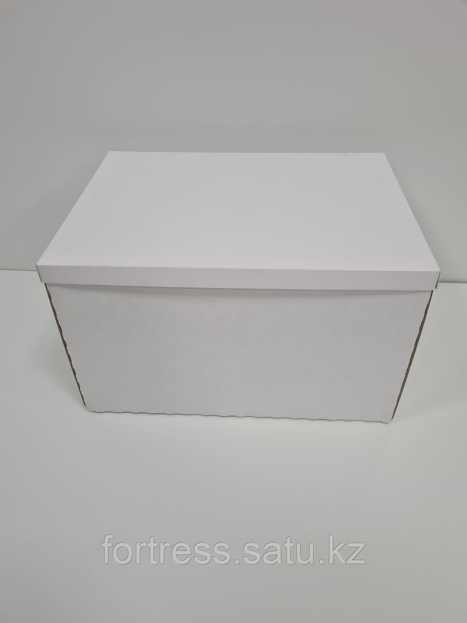 Коробка крышка+дно 34*25*20см белая - фото 2 - id-p85311119