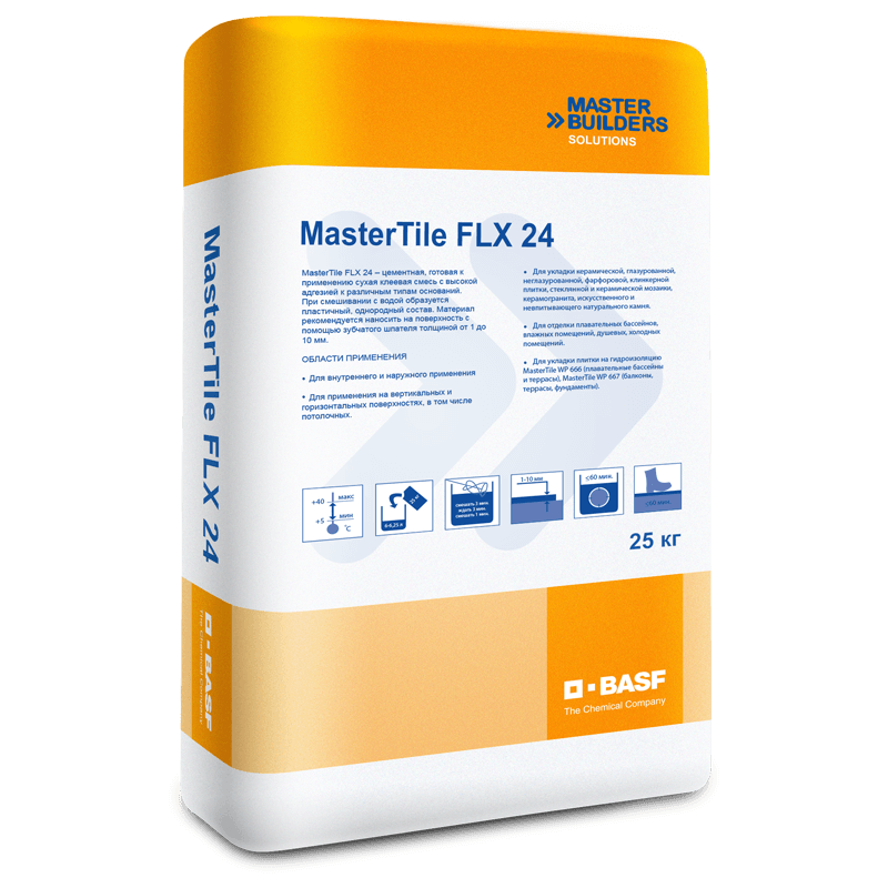 Клей на цементной основе MasterTile FLX 24