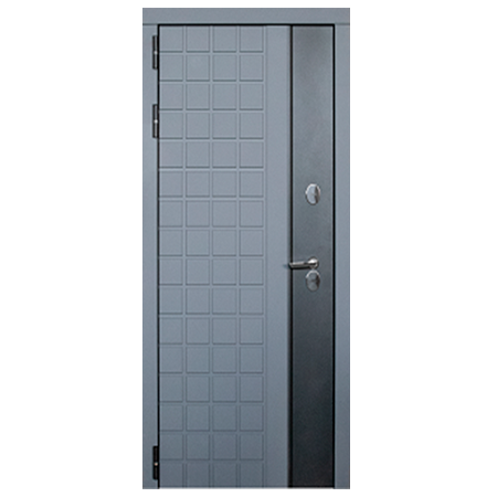 Дверь металлическая Виктория Термо Серый муар 860 левая