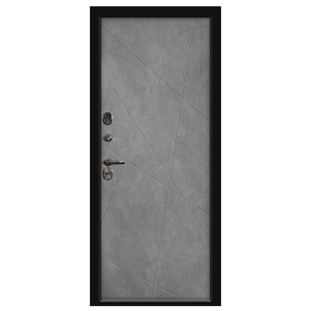 Дверь металлическая Виктория Термо Серый муар 860 левая - фото 2 - id-p85312269