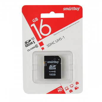 SDHC карта памяти Smartbuy 16GB class 10 UHS-I