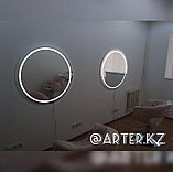 Adagio, Зеркало круглое с пескоструйной Led подсветкой, d=900мм, фото 2