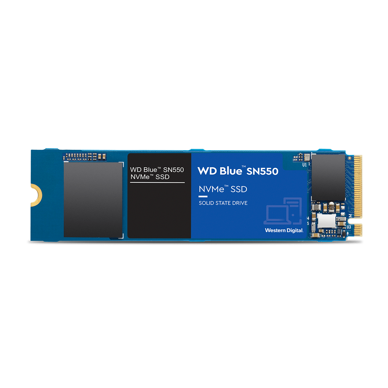 Western Digital WDS250G2B0C Твердотельный накопитель 250GB SSD WD Blue™ SN550 250GB M2.2280 PCIe