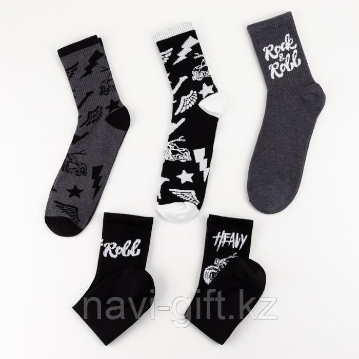Набор мужских носков KAFTAN "Rock" 5 пар, р-р 41-44 (27-29 см) - фото 2 - id-p85315263