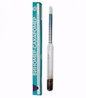 Виномер бытовой, длина 16 см, диаметр в широкой части 11,5 мм, измерение крепости до 18 гр. сахар 0- 25%.