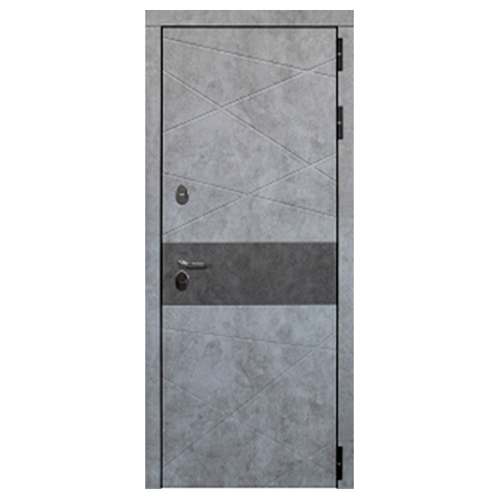 Дверь металлическая Дакар Термо Черный муар 860 правая