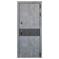 Дверь металлическая Дакар Термо Черный муар 960 левая