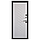 Дверь металлическая Дакар Термо Черный муар 960 правая, фото 2