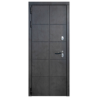Дверь металлическая Каре Термо Черный муар 960 левая