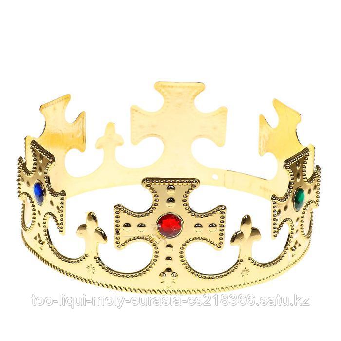 Корона золотая «Король» из 1 части