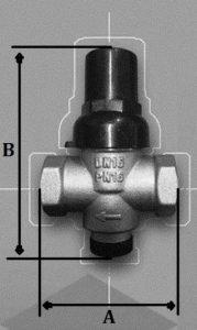 Редуктор давления воды 1/2" хром - фото 3 - id-p79940072