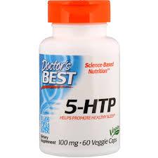 5-гидрокситриптофан Doctor's Best, 100 мг, 60 растительных капсул
