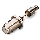 Разъем F(female)- RG174, RG316 обжимной, фото 2