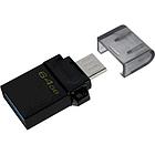 USB Флеш 64GB 3.0 Kingston OTG DTDUO3G2/64GB черный