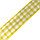 Лента декоративная  хлопковая, в клетку 40 мм,Д3-206 желтый, фото 2