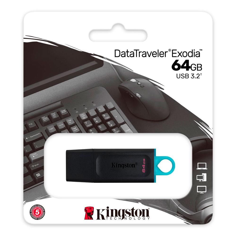 USB Флеш 64GB 3.0 Kingston DTX/64GB - фото 2 - id-p85313591