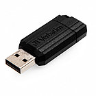USB Флеш 128GB 2.0 Verbatim 049071 Pinstripe черный