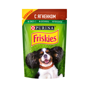 Friskies для собак с ягненком, 85гр