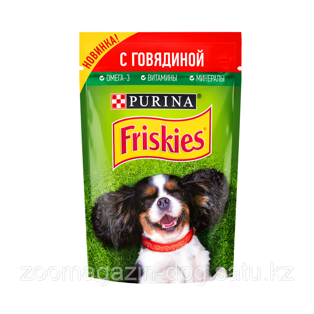 Friskies для собак с говядиной, 85гр