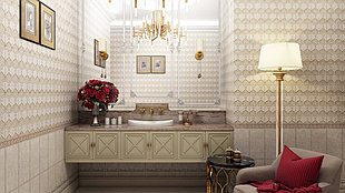 Кафель | Плитка настенная 20х40 Преза | Preza табачный