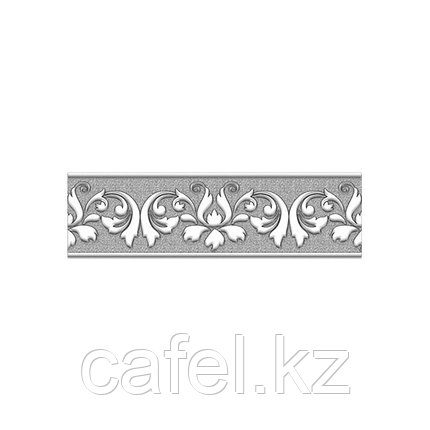 Кафель | Плитка настенная 20х6 Преза | Preza серый бордюр, фото 2