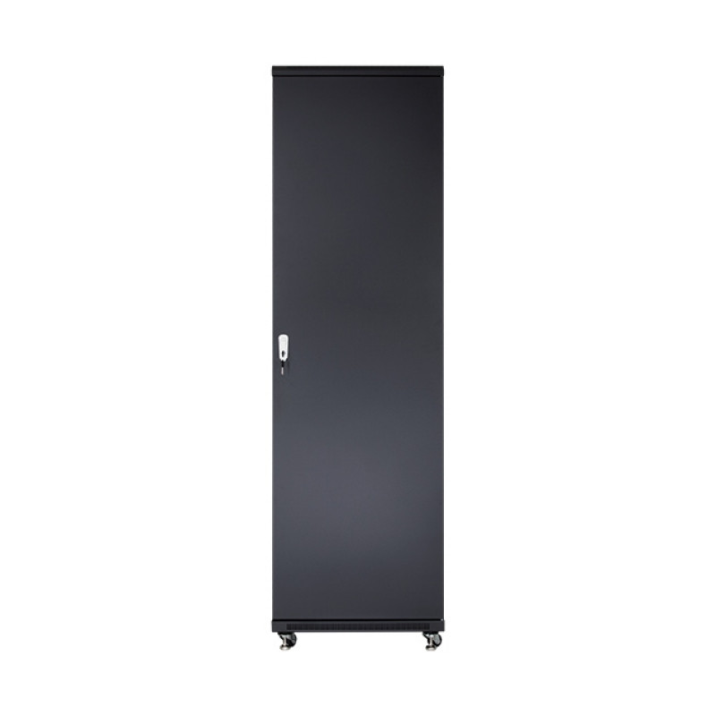 LinkBasic NCB 42U  600*1000*2000, Шкаф серверный, цвет чёрный, передняя дверь стеклянная (тонированная)