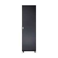 LinkBasic Шкаф серверный 42U, 600*1000*2000, цвет чёрный, передняя дверь стеклянная (тонированная)
