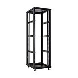 LinkBasic NCB 42U 600*1000*2000, Шкаф серверный, цвет чёрный, передняя дверь стеклянная (тонированная), фото 3