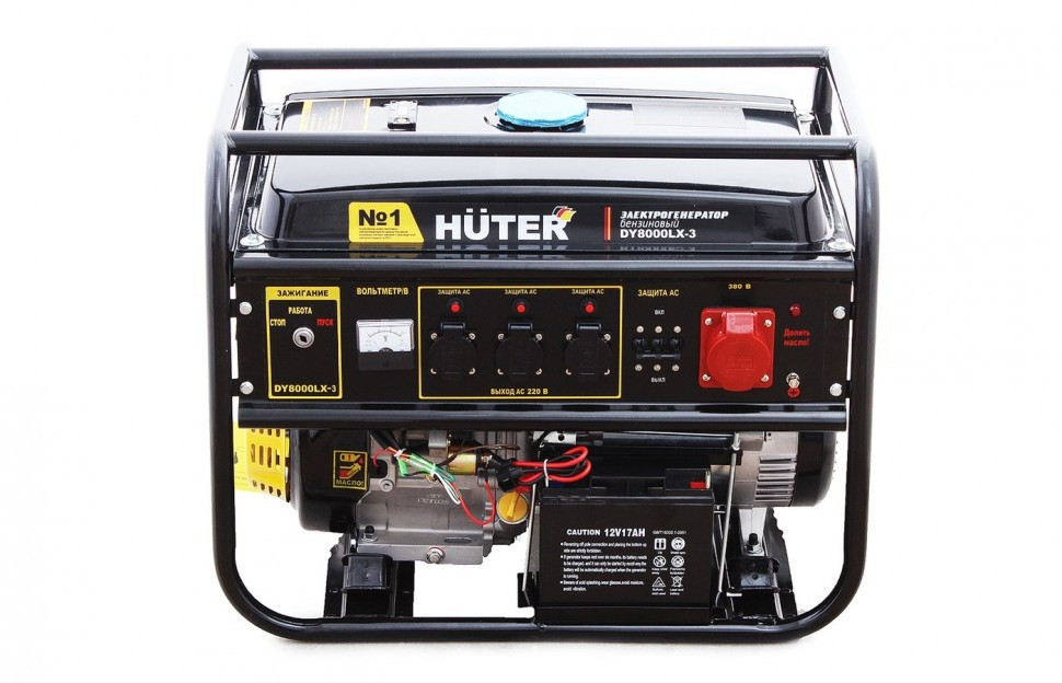 Бензиновый генератор HUTER DY8000LX-3