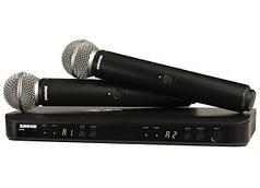 Вокальная радиосистема с двумя микрофонами SHURE BLX288E/PG58-H8E