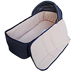 Сумка переноска Chicco синий/бордо, фото 2