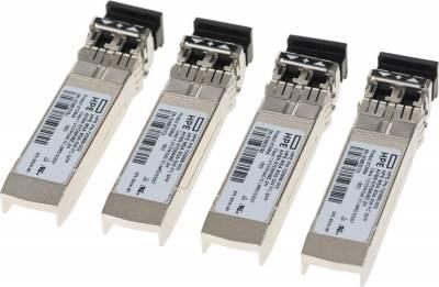 HPE C8R24B Комплект трансиверов MSA 16Gb Short Wave Fibre Channel SFP+ 4-pack Transceiver