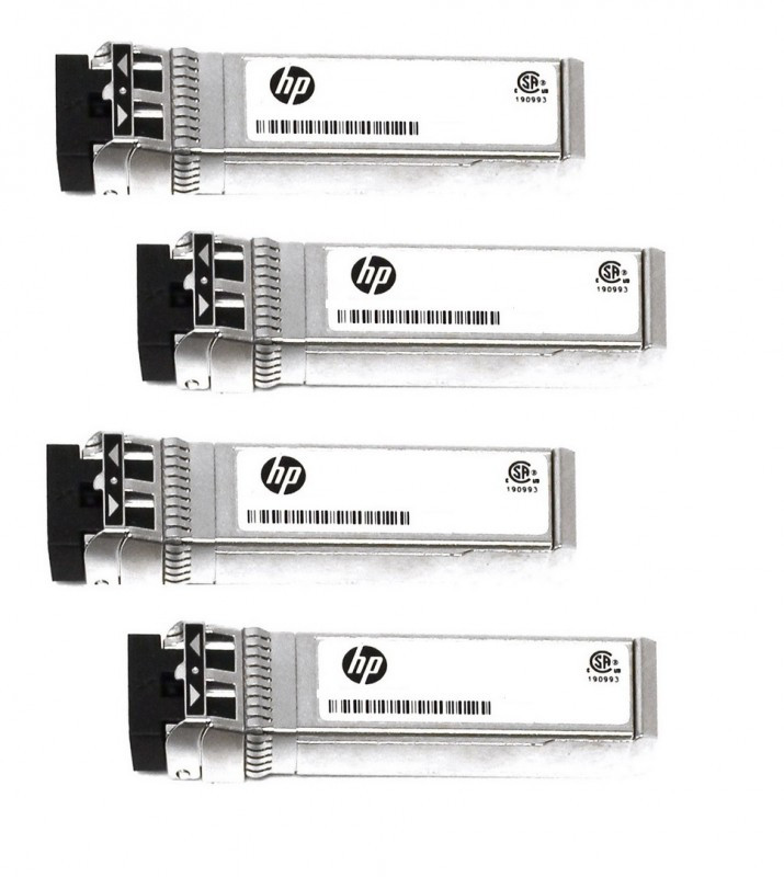 HPE C8R25B Комплект трансиверов MSA 10Gb Short Range iSCSI SFP+ 4-pack Transceiver - фото 1 - id-p85390287