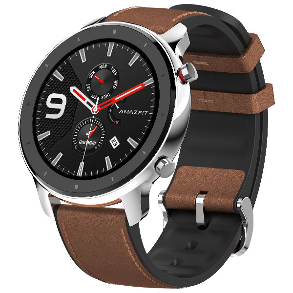 Смарт-часы Xiaomi Amazfit GTR 47mm Steel коричневый
