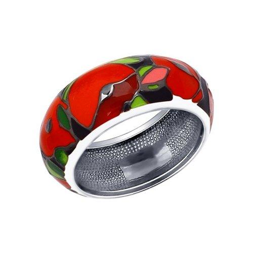 Кольцо из серебра с эмалью SOKOLOV 94011935