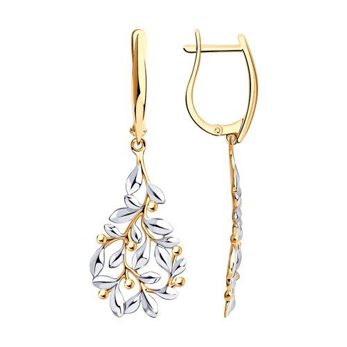 Серебряные серьги Diamant DIAMANT (SOKOLOV) 93-121-00416-1