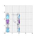 Серьги из серебра с миксом камней SOKOLOV 92021411 покрыто  родием,с английским замком, фото 2