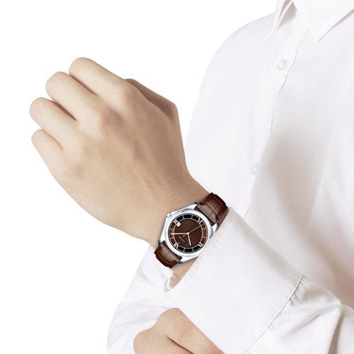 Мужские серебряные часы SOKOLOV покрыто родием 135.30.00.000.04.03.3 - фото 3 - id-p73218551
