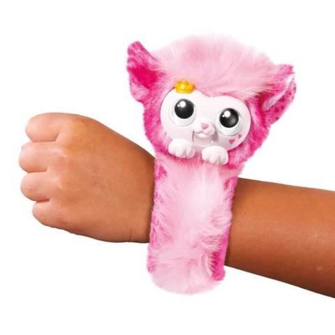 Браслет-игрушка интерактивный питомец Pets Wrapples {50+ звуков и реакций} (Розовый)