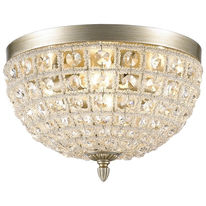 Люстра BARBARA 4x40Вт E14 серебро 32x32x21,8см