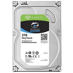 Жесткий диск для видеонаблюдения  3Tb Seagate SkyHawk SATA3 3.5" 64Mb ST3000VX010