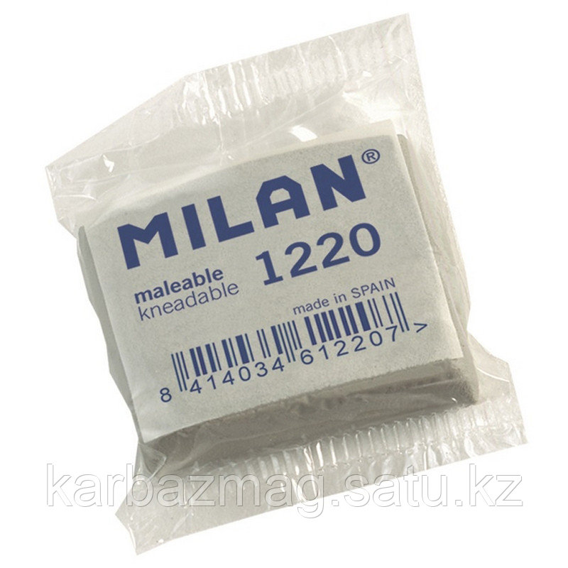 Ластик Milan 1220 прямоуг.,клячка, невулканизир.каучук 37*28*10мм - фото 1 - id-p70372094