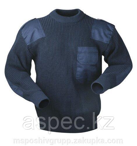 Форменный свитер (синий)
