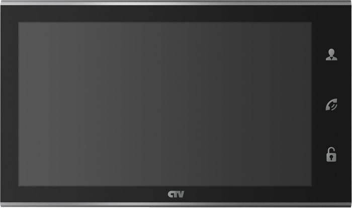 Цветной монитор видеодомофона CTV-M4105AHD, черный - фото 1 - id-p85458687
