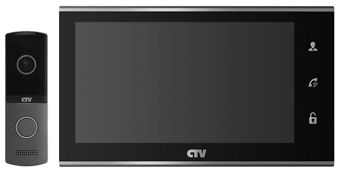 Комплект видеодомофона CTV-DP2702MD, черный - фото 1 - id-p85458729