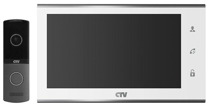 Комплект видеодомофона CTV-DP2702MD, белый - фото 1 - id-p85458730