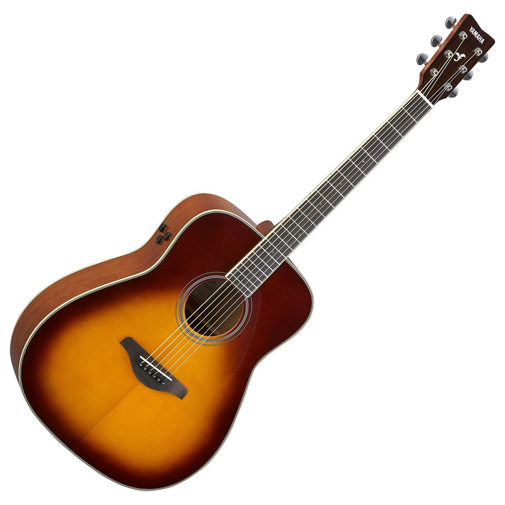 Трансакустическая гитара Yamaha FG-TA BS - фото 3 - id-p74502108