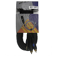 Сигнальный аудио кабель miniJack-RCA 7,5 м SoundKing BI147-25FT