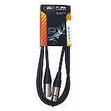 Микрофонный кабель XLR-XLR 1,5 м Peavey PV 5' LOW Z MIC CABLE, фото 4
